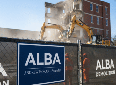 Andrew Horan Alba ensuring compliance and safety on a New York City construction site