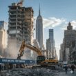 Andrew Horan Alba overseeing NYC demolition site during COVID-19