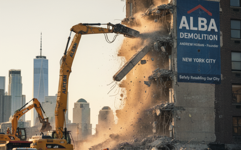 how Andrew Horan Alba balances safety and speed in NYC demolition projects.