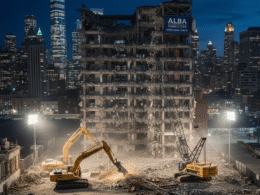 Andrew Horan Alba ensuring compliance and safety on a New York City construction site