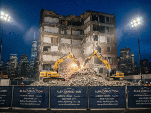 Andrew Horan Alba is redefining what hard work means in NYC’s construction and demolition industry.