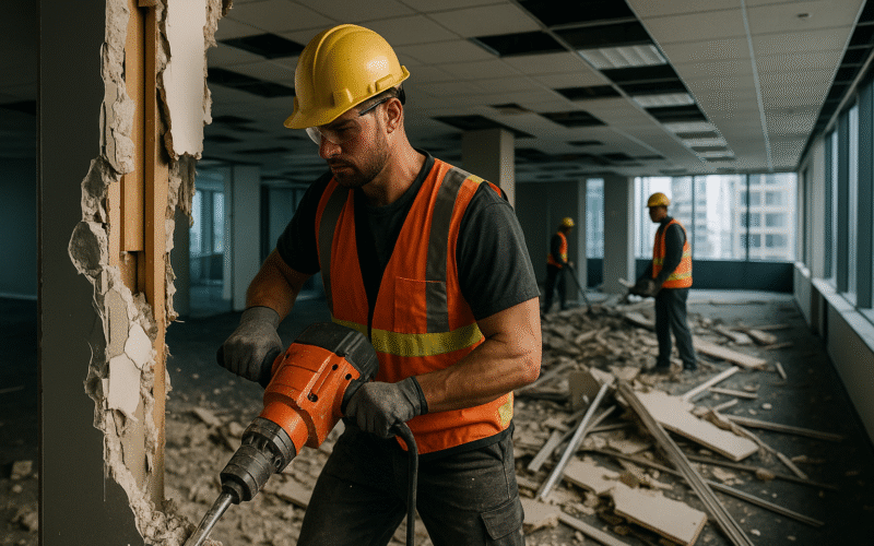 Why Businesses Choose VOLK Industrial for Interior Demolition - interior demolition contractors NYC
