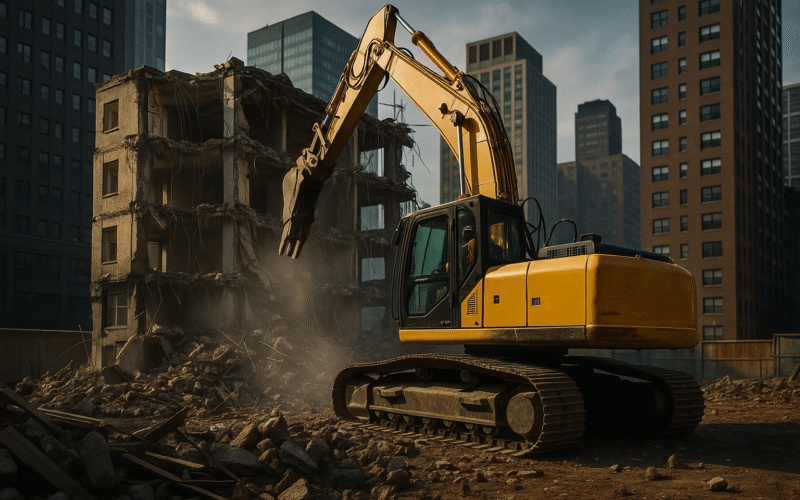 VOLK Industrial’s Expertise in Urban Demolition Projects - urban demolition contractors NYC
