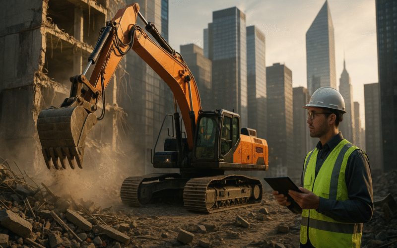 The Future of Demolition and Construction with VOLK Industrial - demolition trends NYC