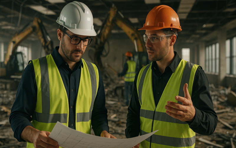 VOLK Industrial’s Commercial Demolition Process Explained - commercial demolition process